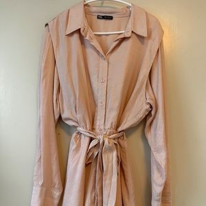 Zara shirt dress